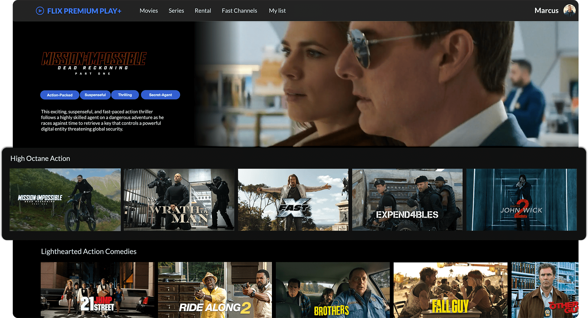 Discovery suite homepage